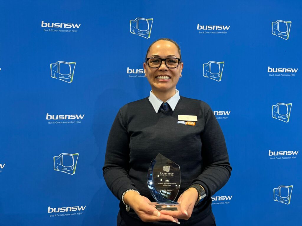 Lini awarded NSW Bus Driver of the Year