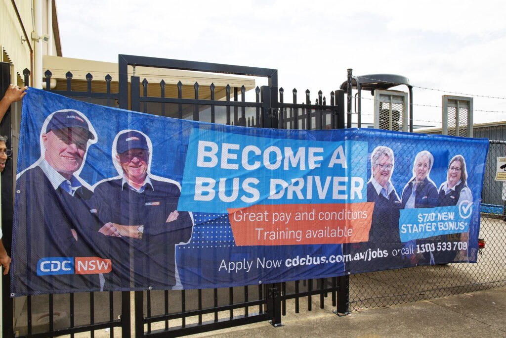 Yaama Become a bus driver advertisement